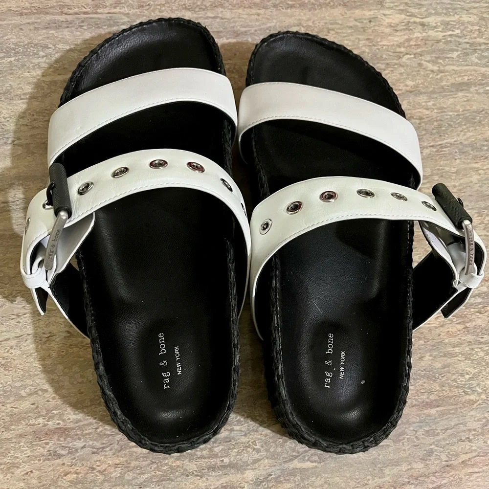 Rag & Bone New York slip on platform sandals - Picture 2 of 16